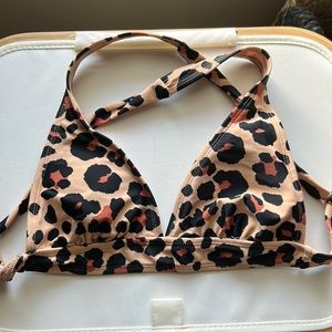 Target cheetah swimsuit top